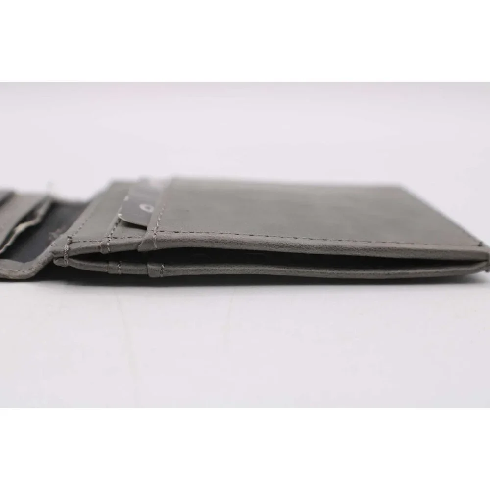 Auburn University Tigers Front Pocket Wallet Bi Fold Faux Leather Gray Black New